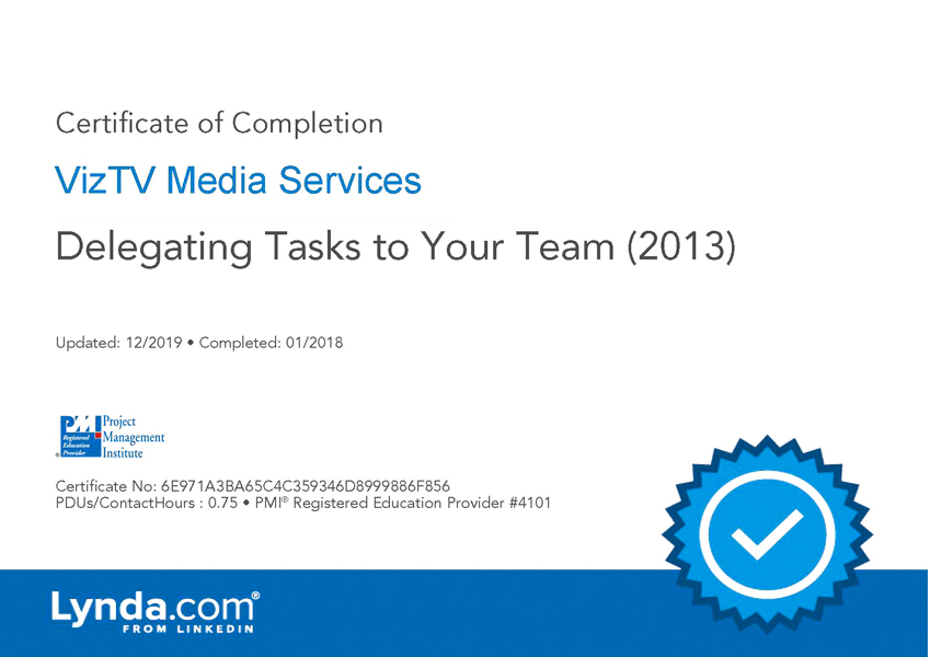 Delegating Tasks to Team